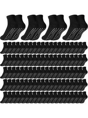 Non-Slip Pilates Grip Socks | Bulk Pack, Comfortable & Durable Fitness Socks
